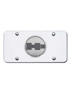 Hummer H3 Logo Chrome Placa