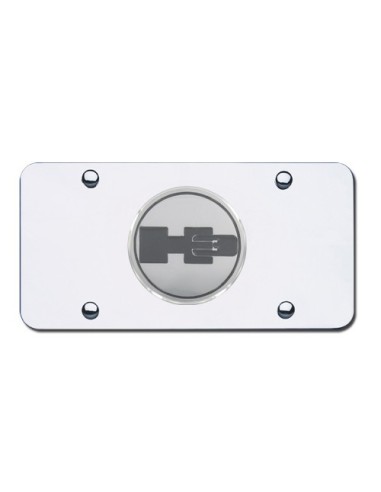 Hummer H3 Logo Chrome Placa