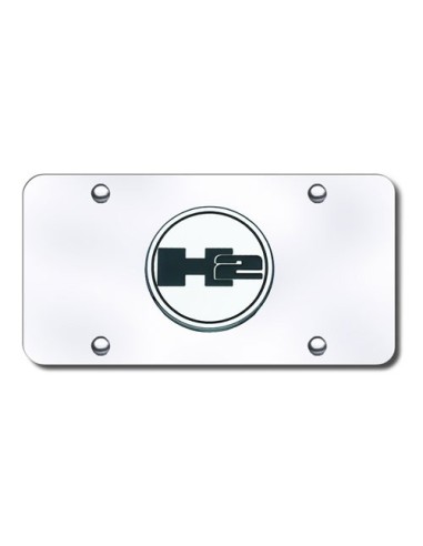 Hummer H2 Logo Chrome Placa