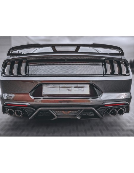 Panel de tapa de maletero de repuesto completo - Impresión de carbono (MUSTANG 15-23)