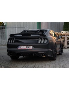 Alerón trasero - Estilo GT500/MACH1 - Negro brillante (MUSTANG 15-23)