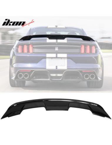 Alerón trasero - Estilo GT500/MACH1 - Negro brillante (MUSTANG 15-23)