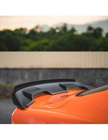 Alerón trasero estilo GT500/MACH1 + faldón Gurney (MUSTANG 15-23)