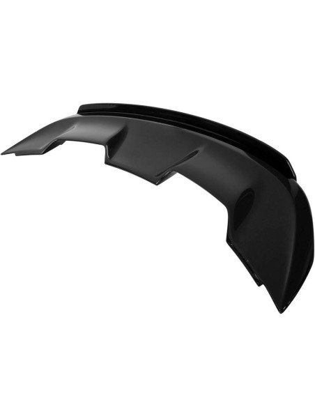 Rear Spoiler - GT500/MACH1 Style + Gurney Flap - Gloss Black (MUSTANG 15-23)