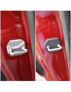 Juego de cubiertas para cerradero de puerta - Negro (MUSTANG 15-23) 2