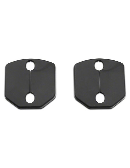Juego de cubiertas para cerradero de puerta - Negro (MUSTANG 15-23)