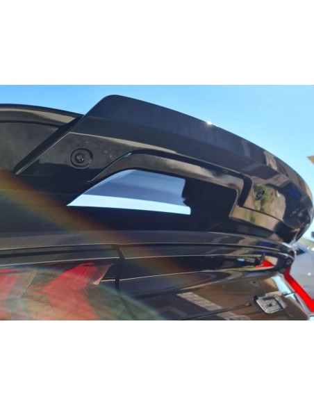 Alerón trasero Gurney para GT500/MACH1 - Negro brillante (MUSTANG Fastback 15-23)