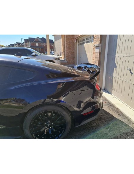 Alerón trasero Gurney para GT500/MACH1 - Negro brillante (MUSTANG Fastback 15-23)