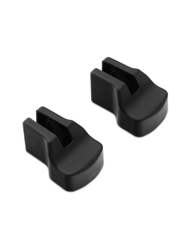 Juego de cubiertas para bisagras de puerta - Negro (MUSTANG 15-23)