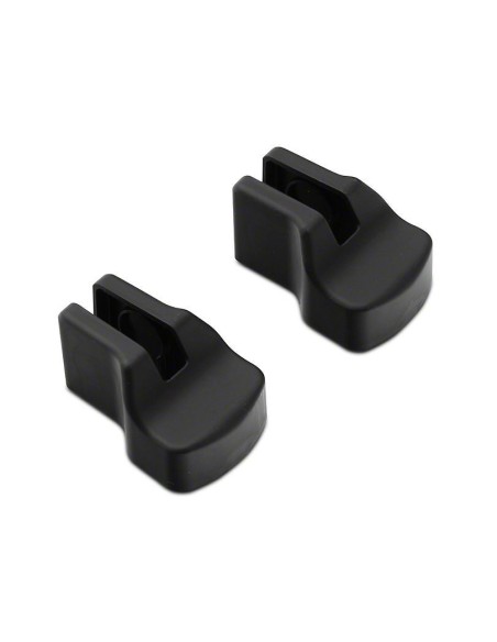 Juego de cubiertas para bisagras de puerta - Negro (MUSTANG 15-23)