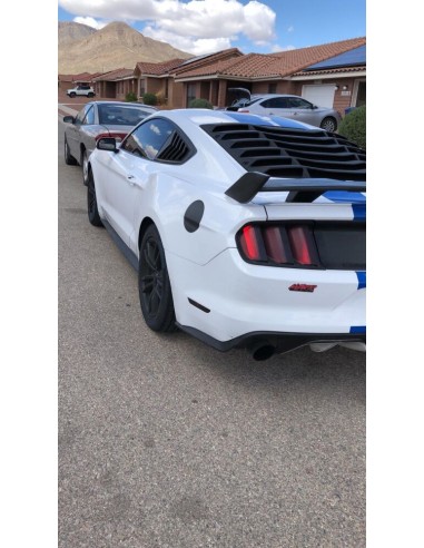 Rear Spoiler - GT F35 style - Gloss Black (MUSTANG 15-23 Fastback)