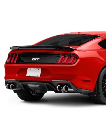 Alerón trasero estilo GT350, negro brillante (MUSTANG Fastback 15-23)