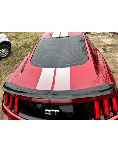 Alerón trasero estilo GT350, negro brillante (MUSTANG Fastback 15-23)