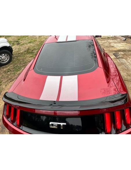 Alerón trasero estilo GT350, negro brillante (MUSTANG Fastback 15-23)