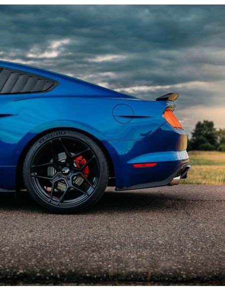 Alerón trasero estilo GT350, negro brillante (MUSTANG Fastback 15-23)