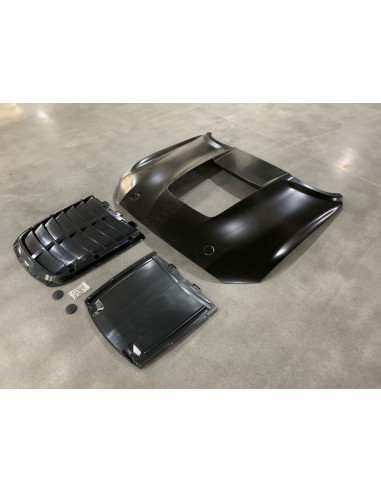 Capó de aluminio - Estilo GT500 1:1 - Ikon (MUSTANG 18-23 GT, Ecoboost)