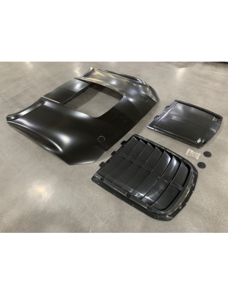 Capó de aluminio - Estilo GT500 1:1 - Ikon (MUSTANG 18-23 GT, Ecoboost)