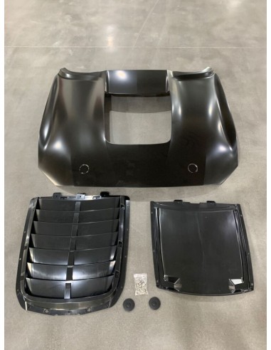Capó de aluminio - Estilo GT500 1:1 - Ikon (MUSTANG 18-23 GT, Ecoboost)