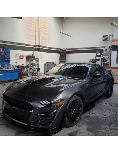 Capó de aluminio - Estilo GT500 1:1 - Ikon (MUSTANG 18-23 GT, Ecoboost)