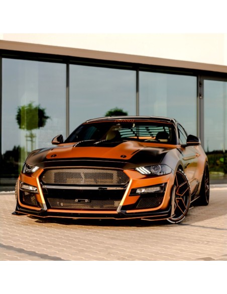 Capó de aluminio - Estilo GT500 1:1 - Ikon (MUSTANG 18-23 GT, Ecoboost)