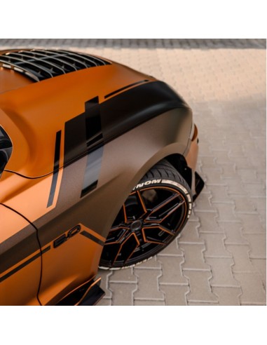 Capó de aluminio - Estilo GT500 1:1 - Ikon (MUSTANG 18-23 GT, Ecoboost)