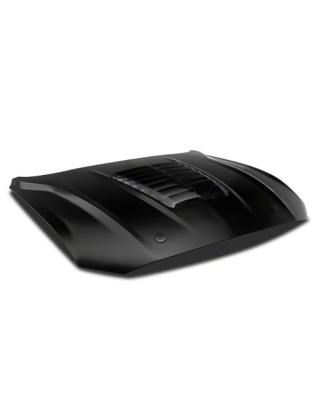 Capó de aluminio estilo GT500 con entrada de aire en negro brillante (MUSTANG GT 18-23, Ecoboost)