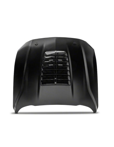 Capó de aluminio estilo GT500 con entrada de aire en negro brillante (MUSTANG GT 18-23, Ecoboost)