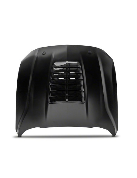 Capó de aluminio estilo GT500 con entrada de aire en negro brillante (MUSTANG GT 18-23, Ecoboost)