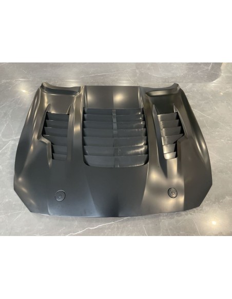 Capó de aluminio - Estilo GT500KR 1:1 (MUSTANG 18-23 GT, Ecoboost)