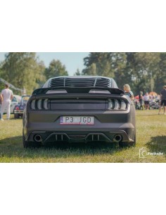 Luces traseras OSRAM negras ahumadas con intermitentes amarillos (MUSTANG 15-23 EE. UU.) 2