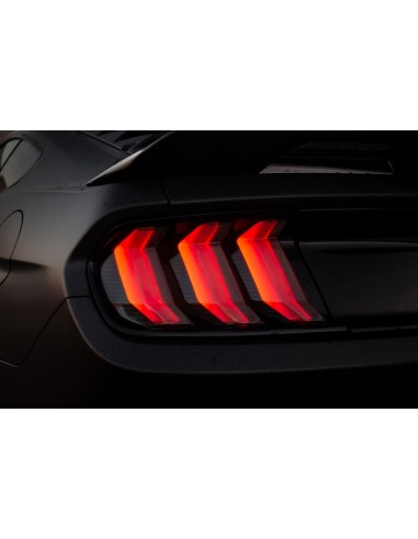Luces traseras OSRAM negras ahumadas con intermitentes amarillos (MUSTANG 15-23 EE. UU.)