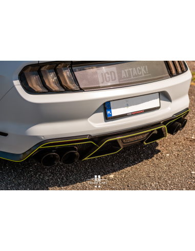 Rear Diffuser - GT500 Style (MUSTANG 18-23 GT Premium, EcoBoost Premium)