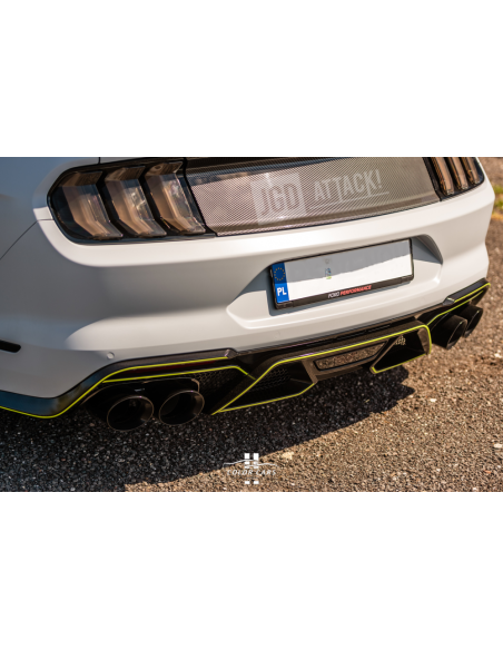 Rear Diffuser - GT500 Style (MUSTANG 18-23 GT Premium, EcoBoost Premium)