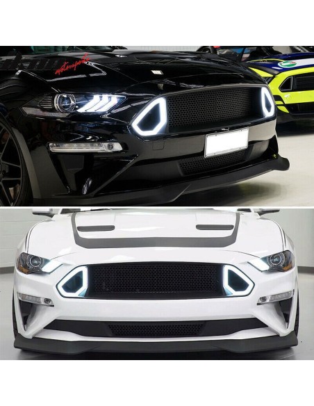 Parrilla superior LED - Estilo RTR (MUSTANG 18-23 Ecoboost, GT)