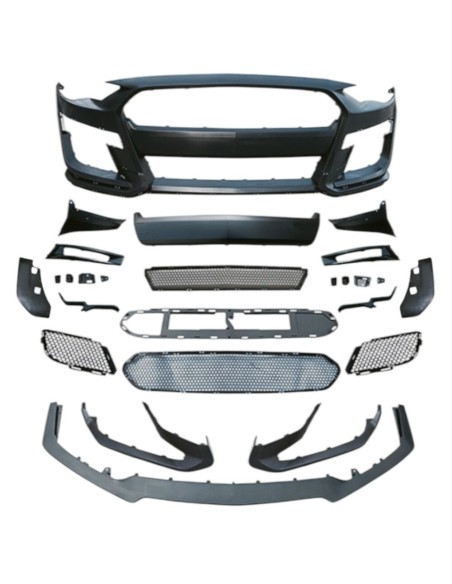 Parachoques delantero estilo GT500 - IkonMotorsports (MUSTANG 18-23 EcoBoost, GT)