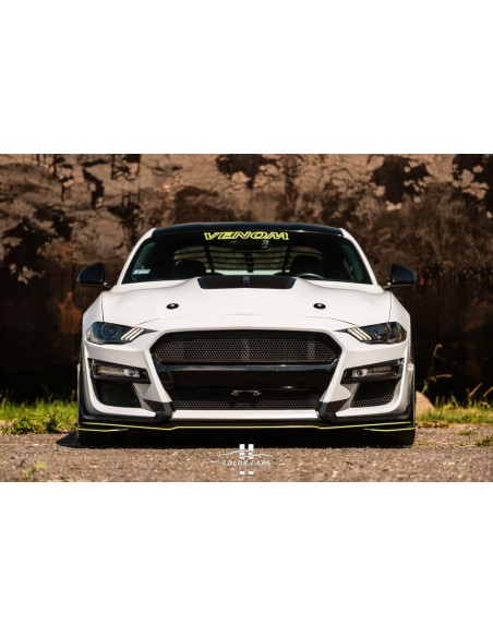 Parachoques delantero estilo GT500 - IkonMotorsports (MUSTANG 18-23 EcoBoost, GT)