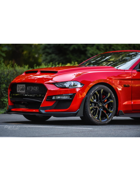 Parachoques delantero estilo GT500 - IkonMotorsports (MUSTANG 18-23 EcoBoost, GT)
