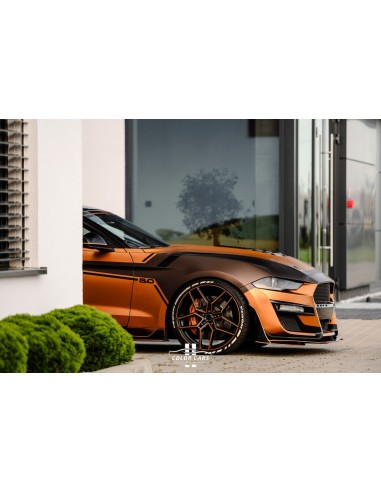 Parachoques delantero estilo GT500 - IkonMotorsports (MUSTANG 18-23 EcoBoost, GT)