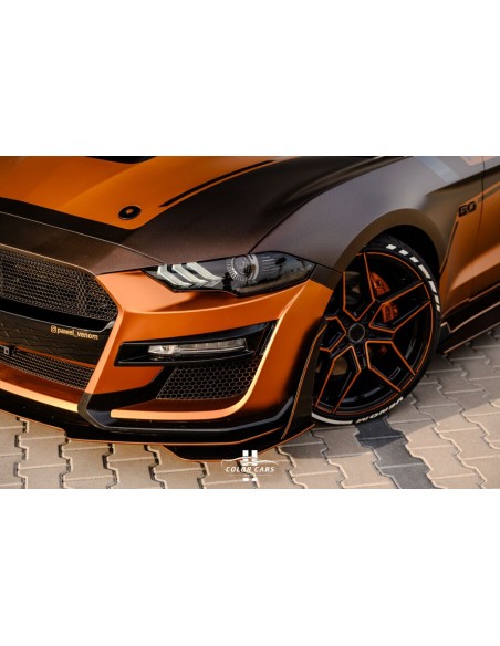 Parachoques delantero estilo GT500 - IkonMotorsports (MUSTANG 18-23 EcoBoost, GT)