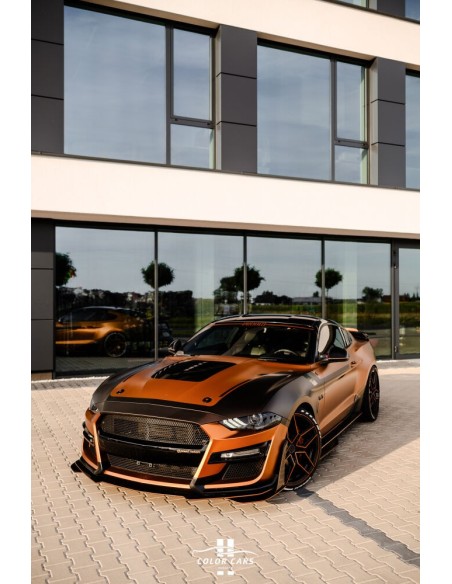 Parachoques delantero estilo GT500 - IkonMotorsports (MUSTANG 18-23 EcoBoost, GT)