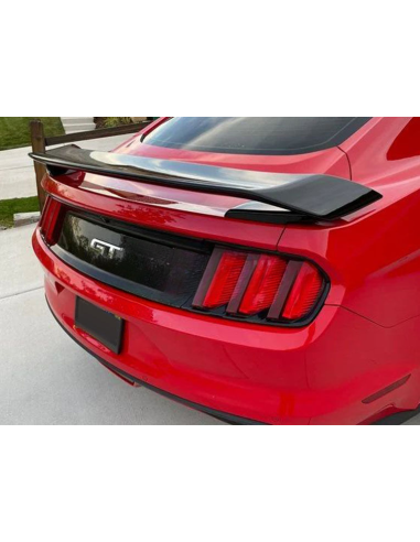 Rear Spoiler - GT350R Style - Gloss Black (MUSTANG 15-23 Fastback)