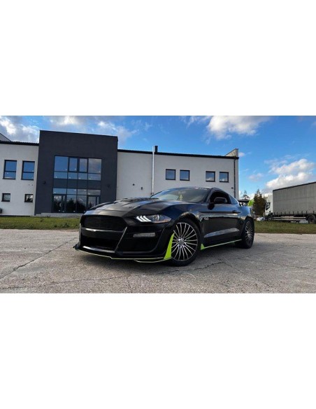 Faldones laterales estilo GT350 (MUSTANG 15-23 Ecoboost, V6, GT)