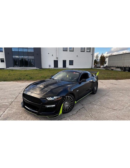 Faldones laterales estilo GT350 (MUSTANG 15-23 Ecoboost, V6, GT)
