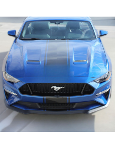 Capó de aluminio - Estilo OE (MUSTANG 18-23 GT, Ecoboost) 2