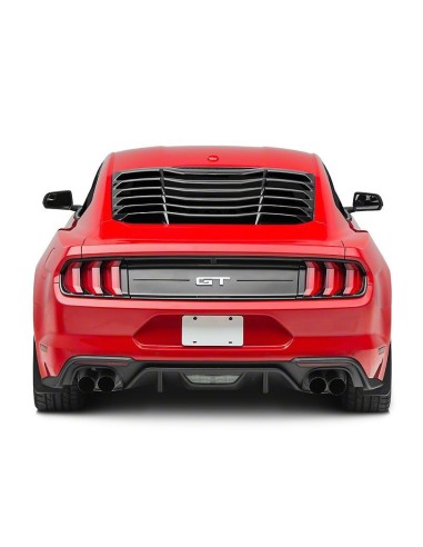 Rear Window Louvers - Gloss Black (MUSTANG 15-23 Fastback)
