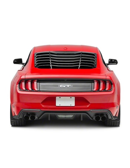 Rear Window Louvers - Gloss Black (MUSTANG 15-23 Fastback)
