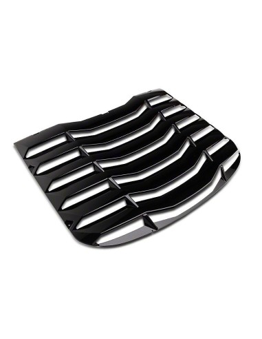 Rear Window Louvers - Gloss Black (MUSTANG 15-23 Fastback)