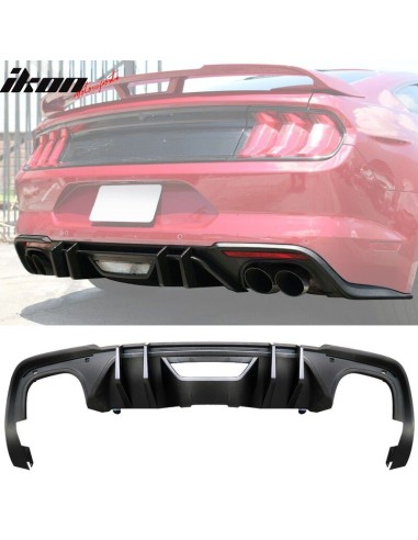 Difusor trasero - Estilo de competición (MUSTANG 18-23 GT Premium, EcoBoost Premium)