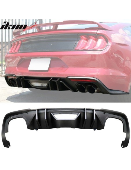 Difusor trasero - Estilo de competición (MUSTANG 18-23 GT Premium, EcoBoost Premium)