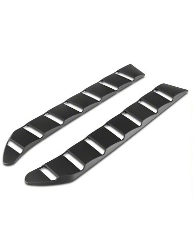 Persianas traseras - Estilo deportivo - Negro mate (MUSTANG Fastback 15-23)